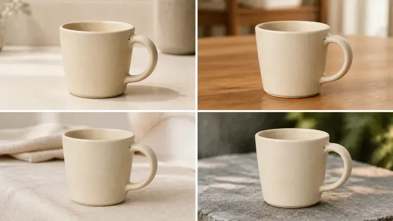 One product's several scene variations arranged in a tidy catalogue grid