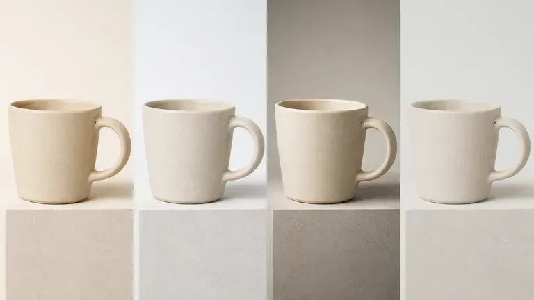 A marketing hero image shown in several colour-grade variations for testing