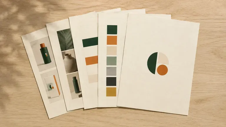 A freshly generated stack of style guide pages, clean and generously spaced