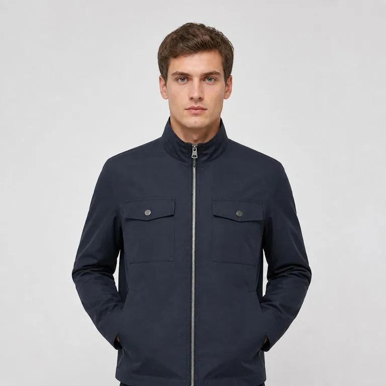 Buttons, zip and trims carried over correctly onto the worn garment