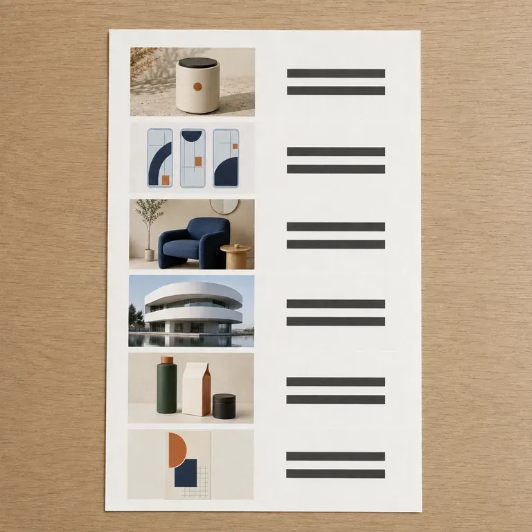 A close-up of a compact, job-search-oriented portfolio page